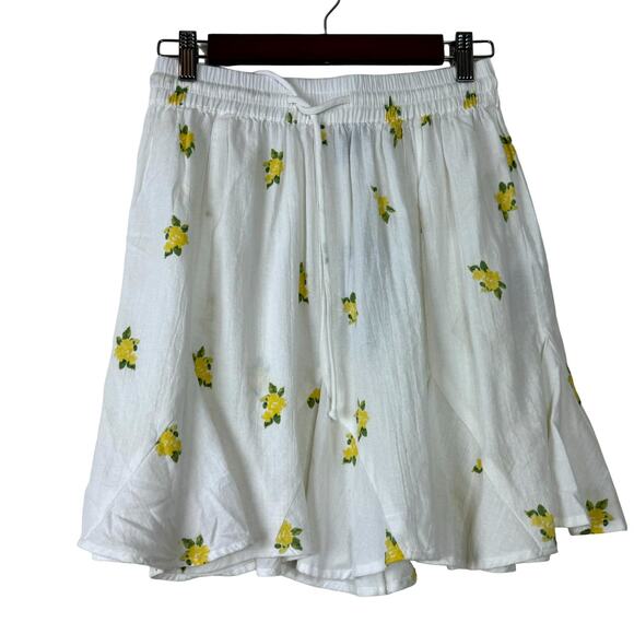 Vero Moda Maya High Waist Flounce Mini Detail Skirt - White/Venus NWT Size Small - Picture 3 of 9